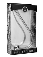 XR Brands Master Series Hooked  Stainless Steel Anal Hook