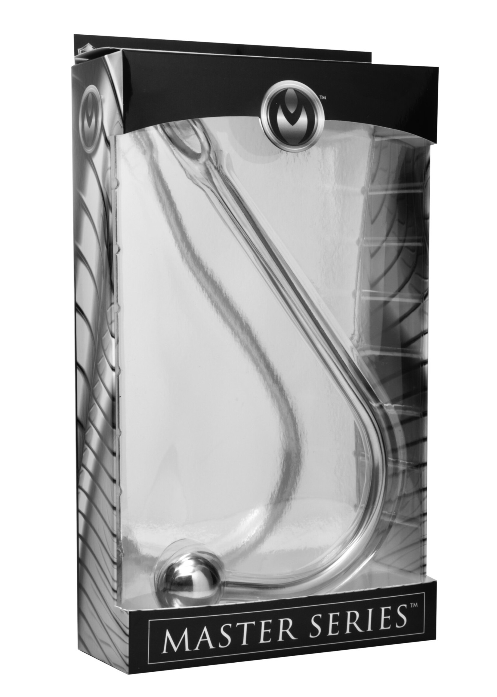 XR Brands Master Series Hooked  Stainless Steel Anal Hook