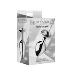 XR Brands Booty Sparks Clear Gem Anal Plug - Medium