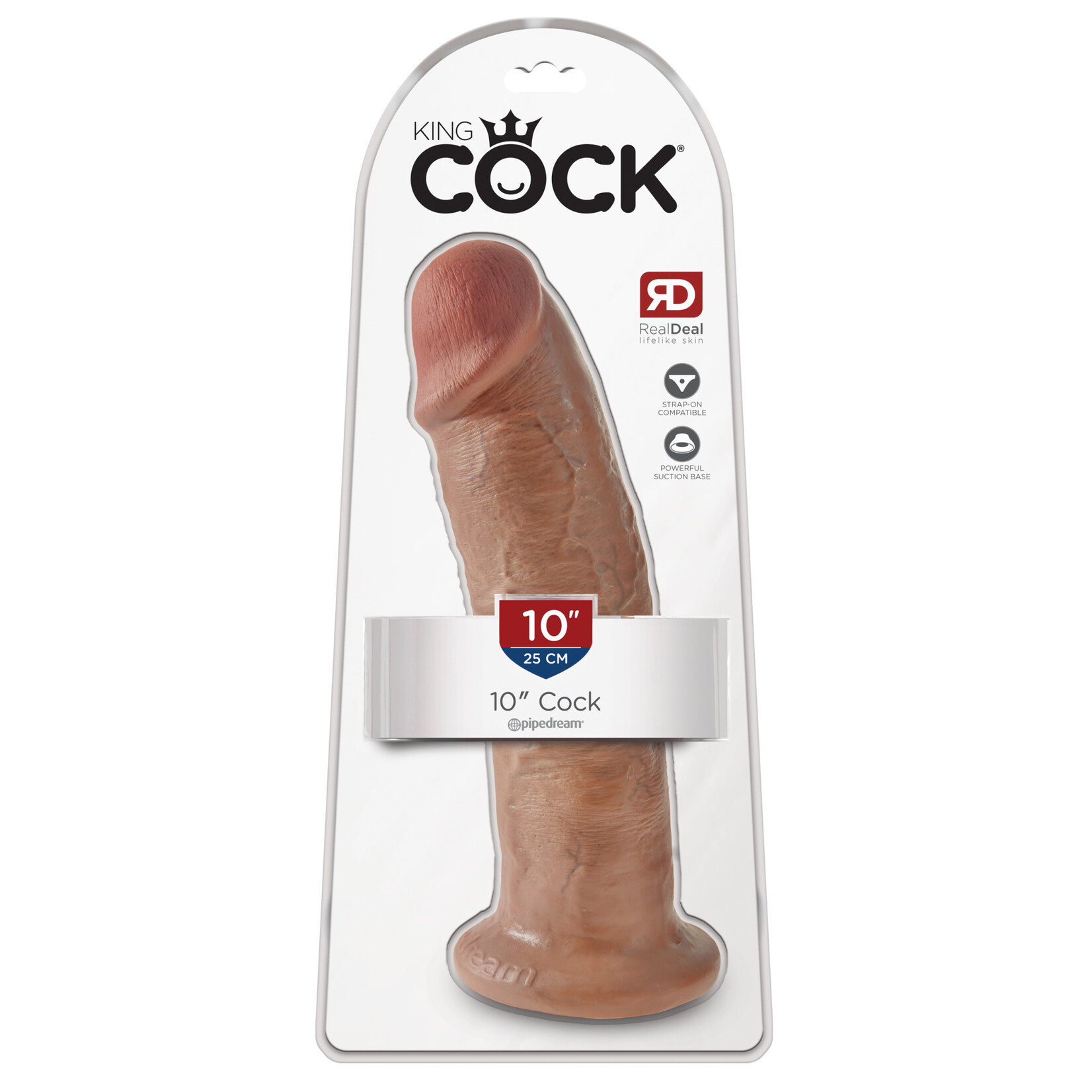 Pipedream King Cock 10" Cock - Tan