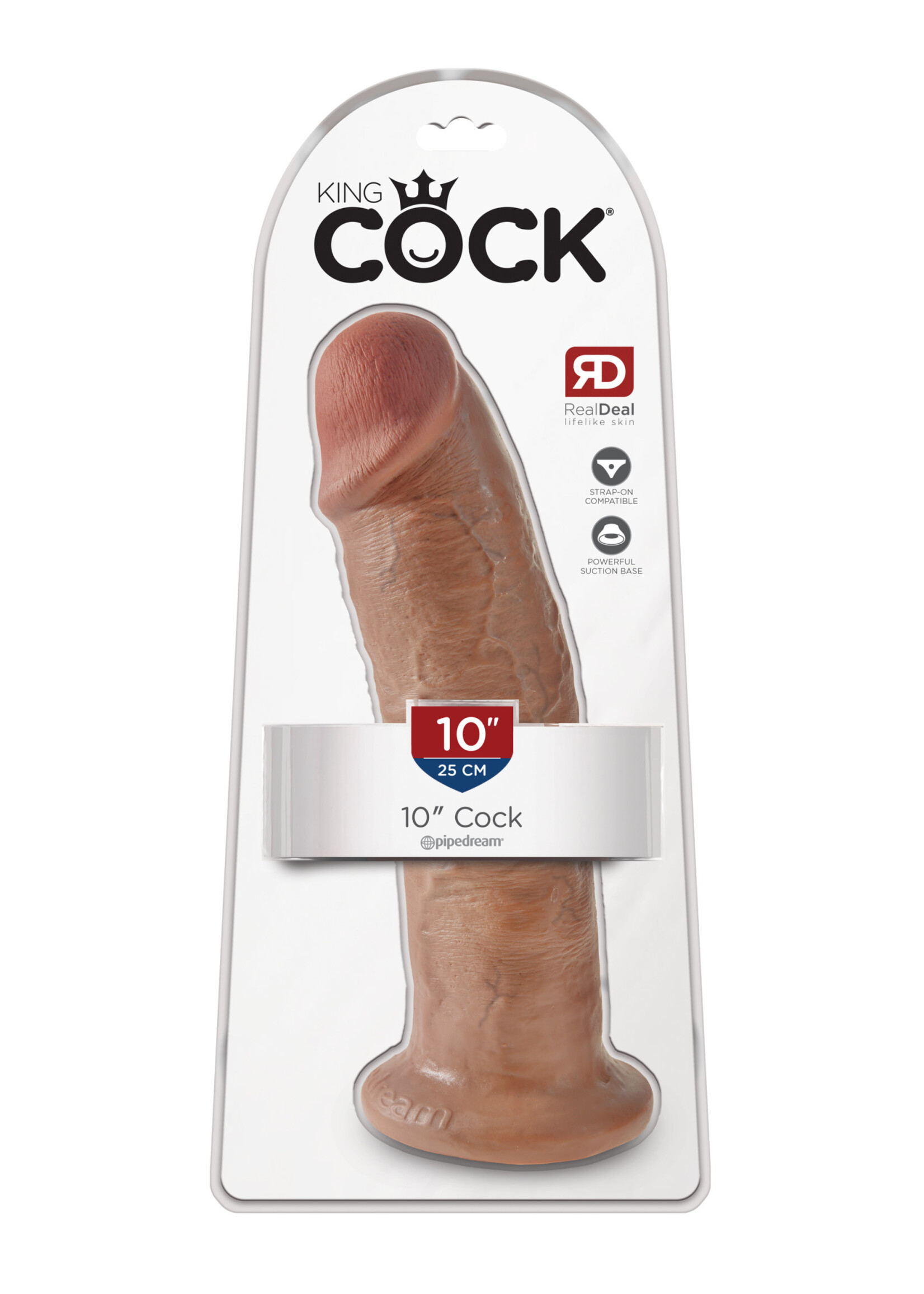 Pipedream King Cock 10" Cock - Tan