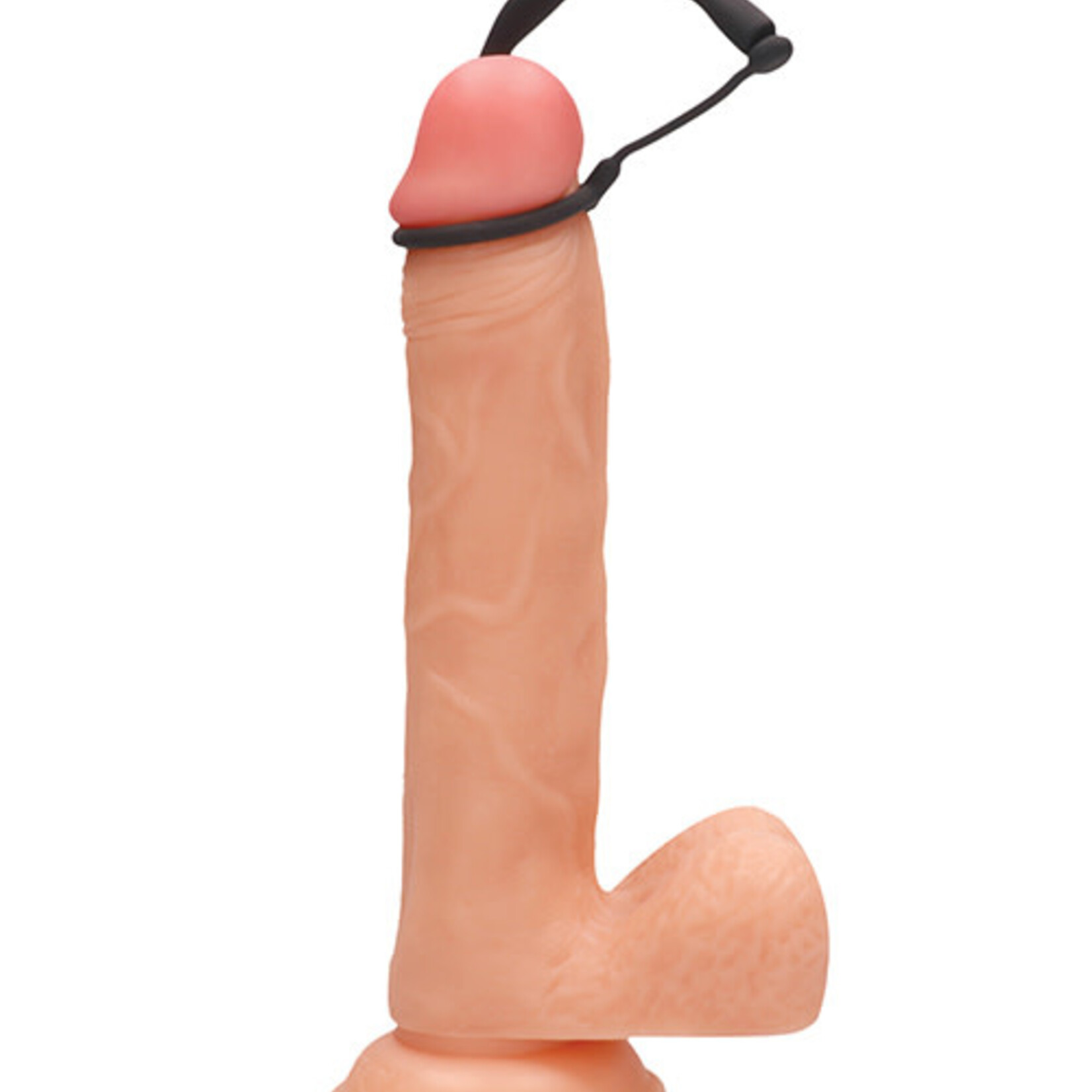 Shots Ouch! Shots Ouch Urethral Sounding Silicone Plug & Cock Ring Set - Black