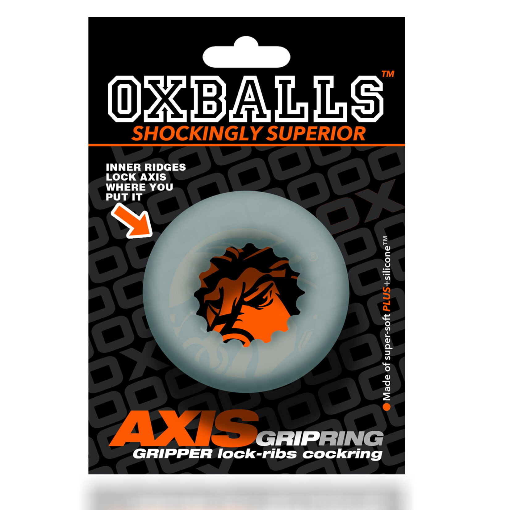 Oxballs Axis - Rib Griphold Cockring
