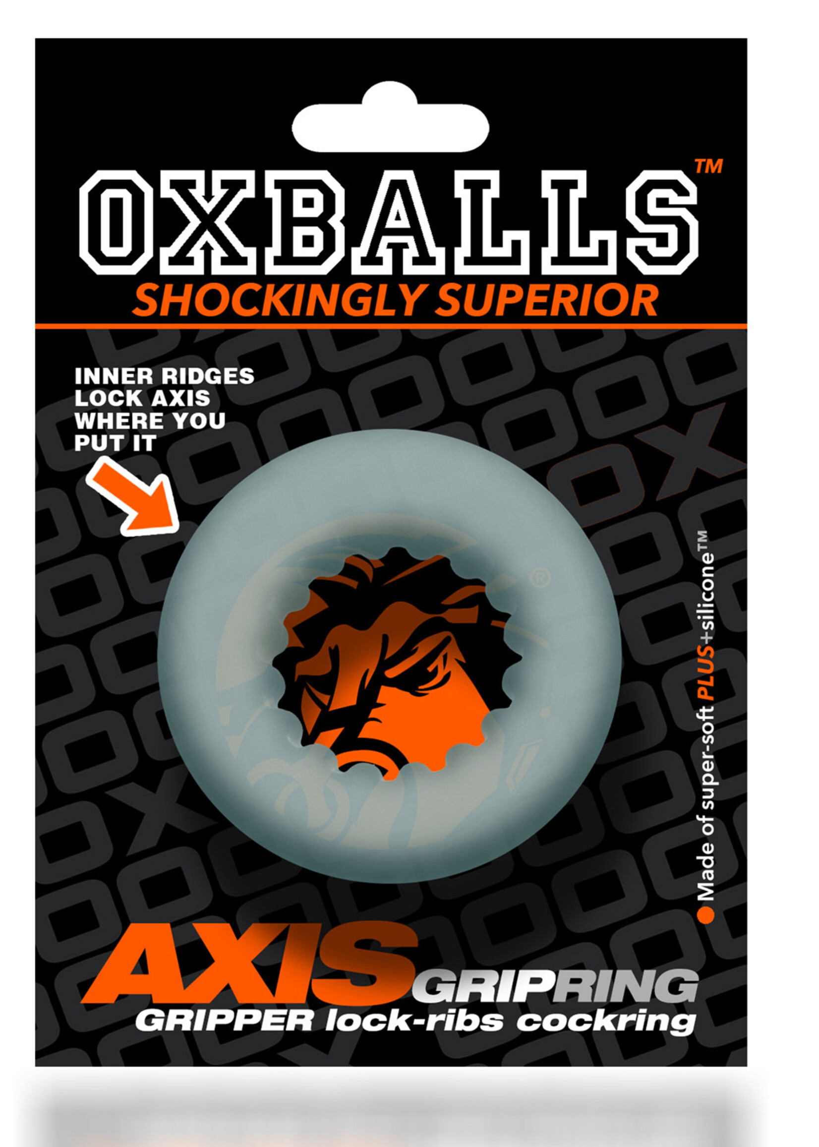 Oxballs Axis - Rib Griphold Cockring
