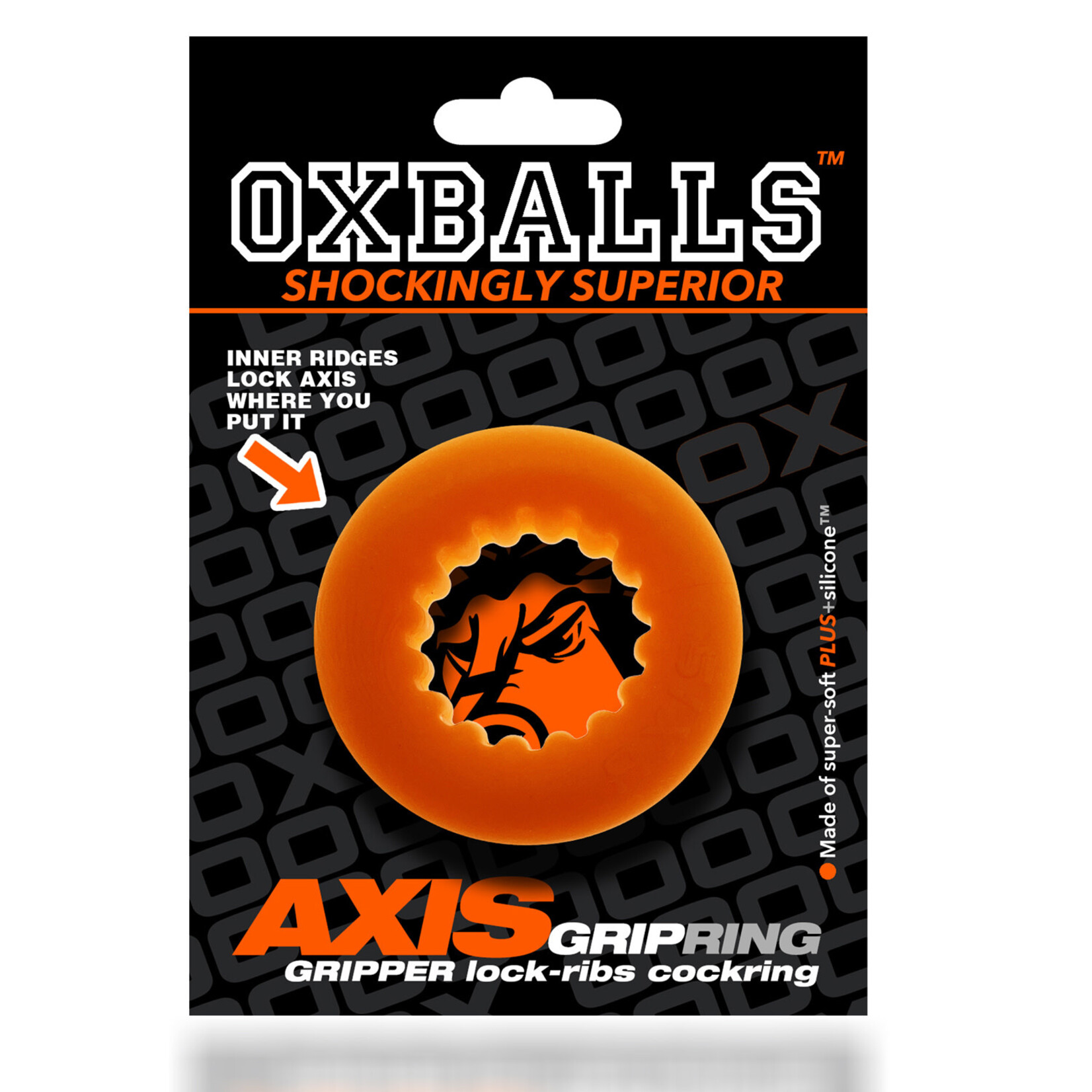 Oxballs Axis - Rib Griphold Cockring