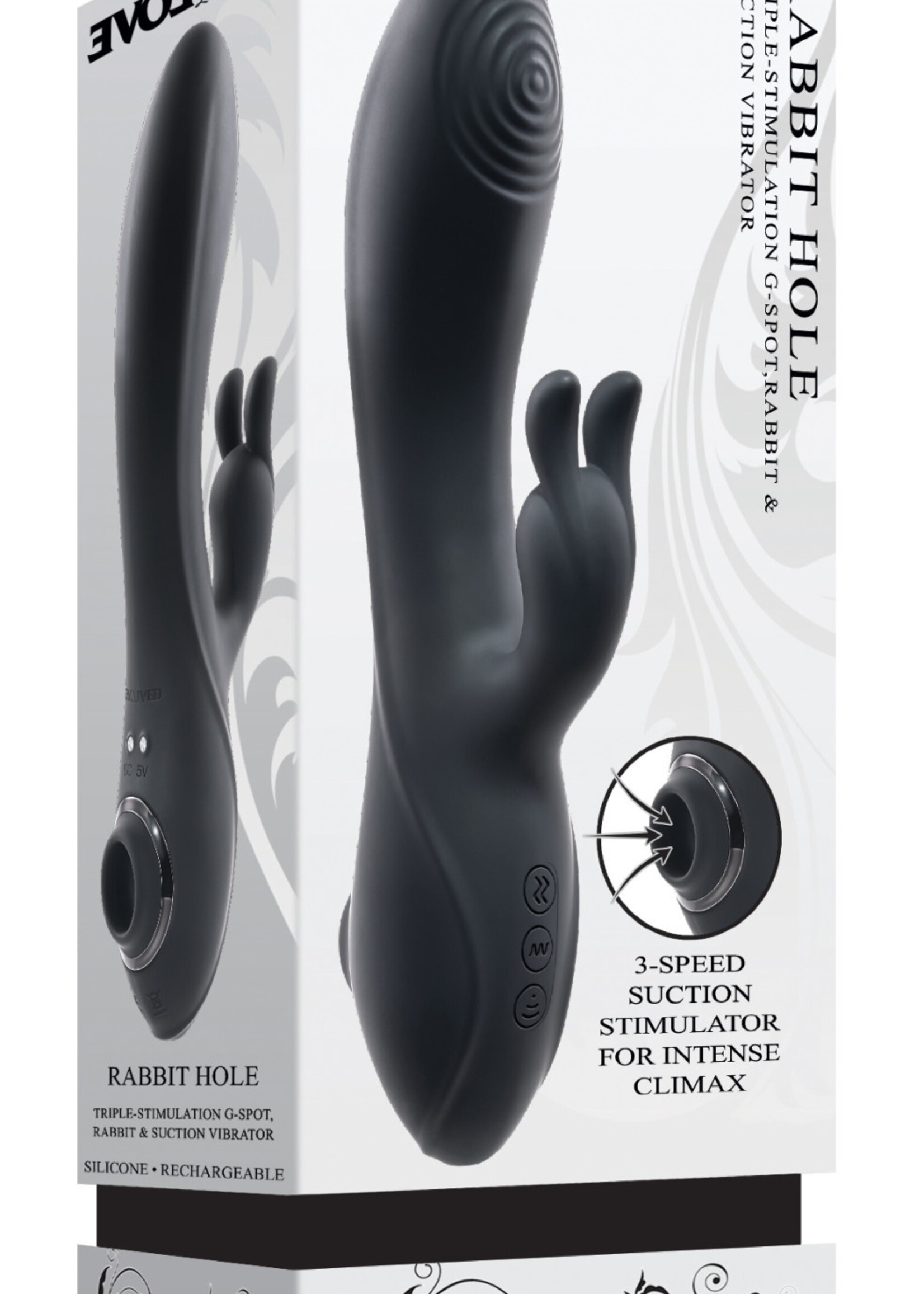 Evolved Novelties Rabbit Hole - Black