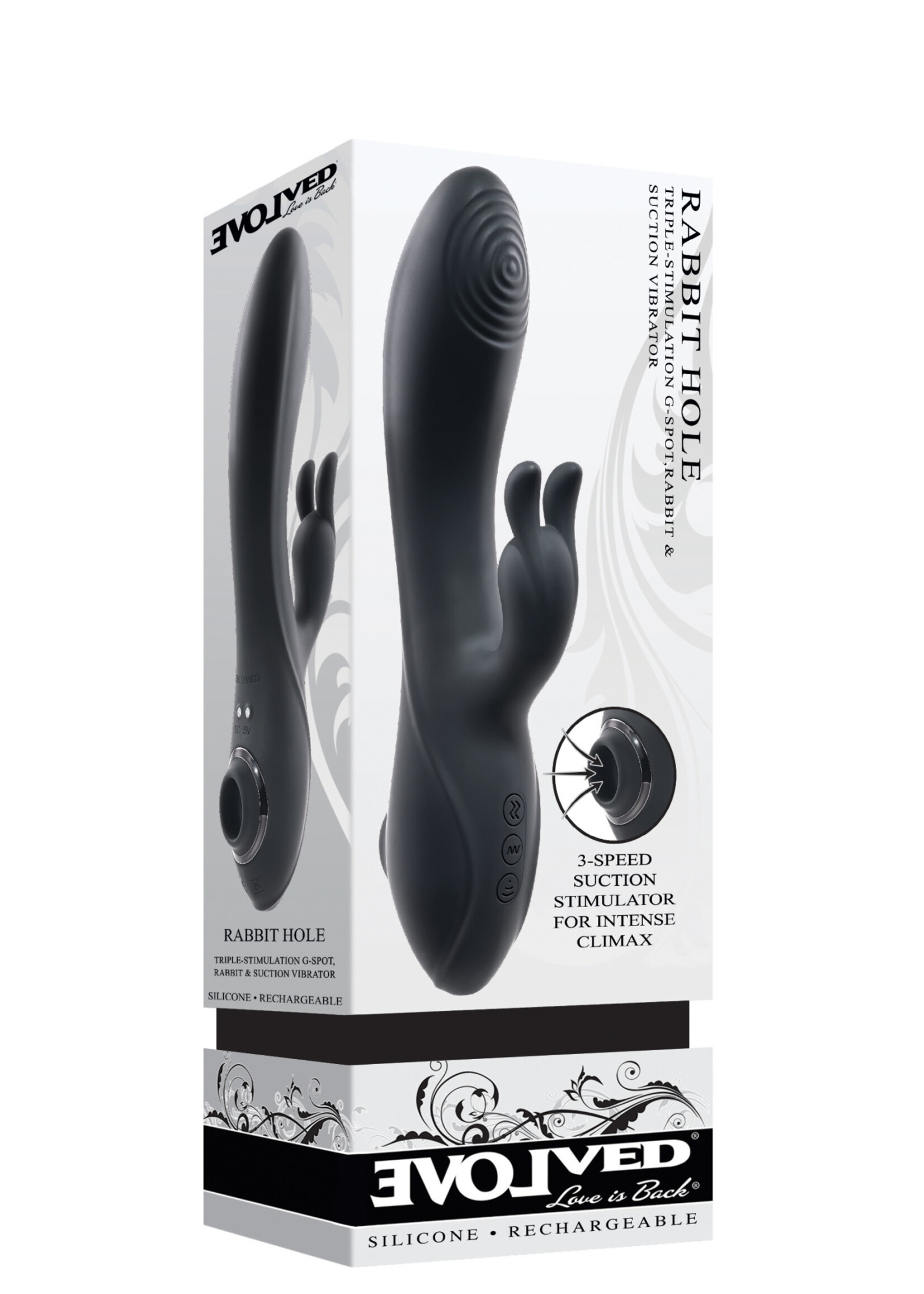 Evolved Novelties Rabbit Hole - Black