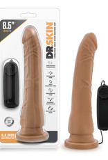 Blush Novelties Dr. Skin - 8.5 Inch Vibrating Realistic Cock With Suction Cup - Mocha