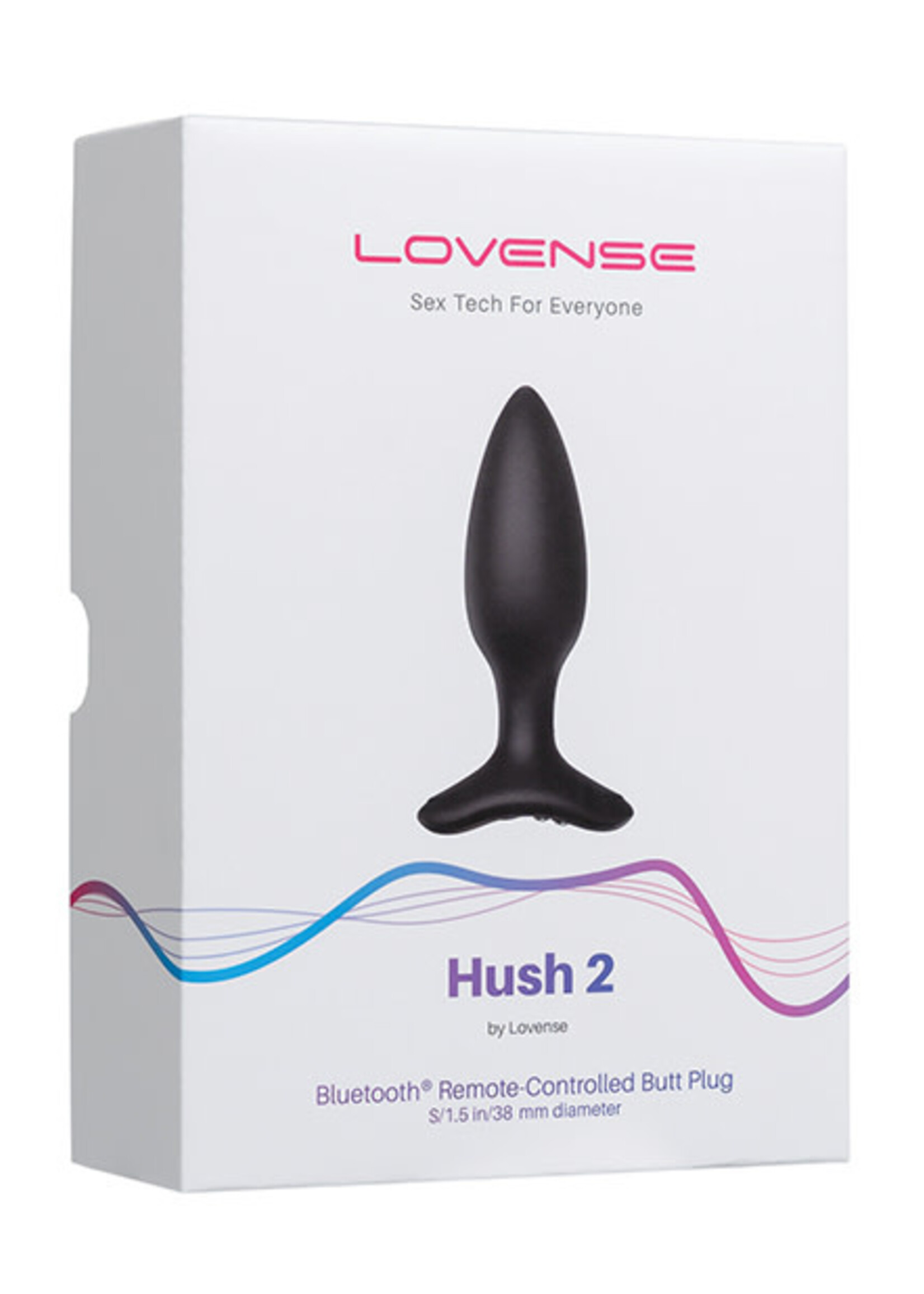 LOVENSE Lovense Hush 2 Butt Plug - Black