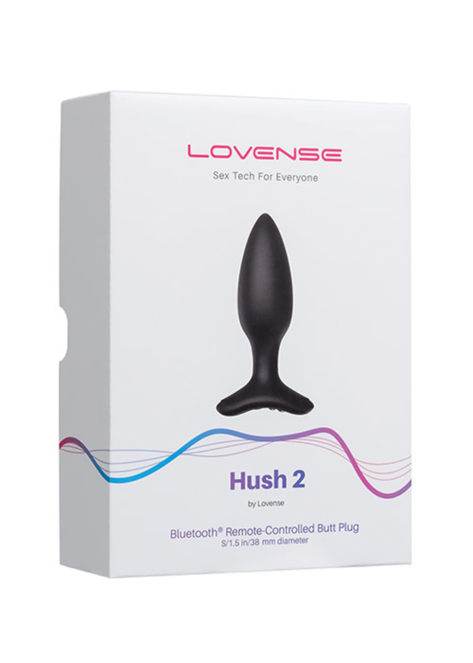 LOVENSE Lovense Hush 2 Butt Plug - Black