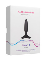 LOVENSE Lovense Hush 2 Butt Plug - Black