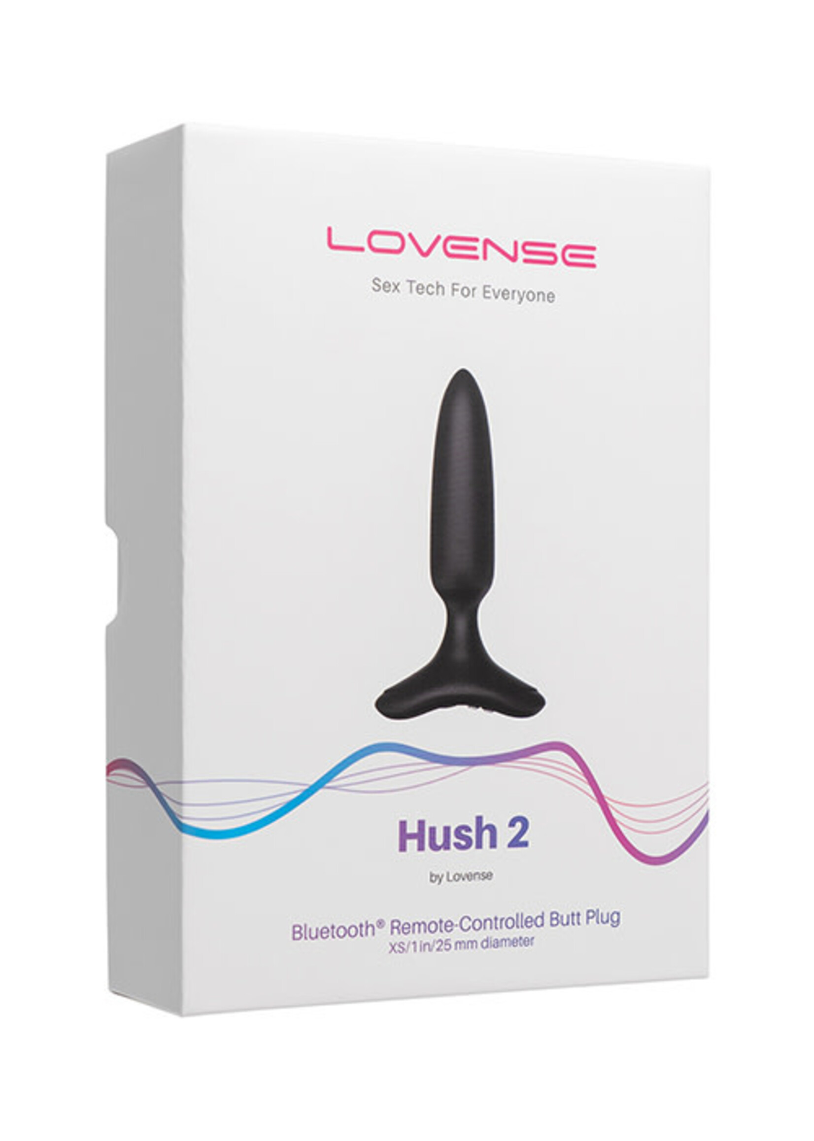 LOVENSE Lovense Hush 2 Butt Plug - Black