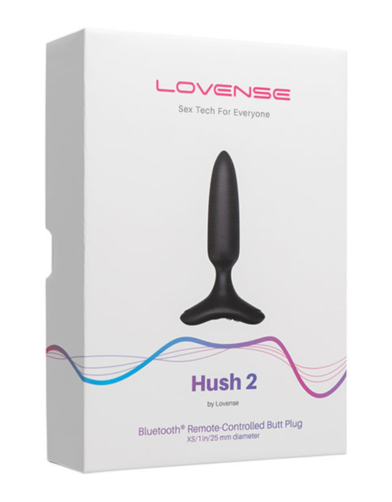 LOVENSE Lovense Hush 2 Butt Plug - Black