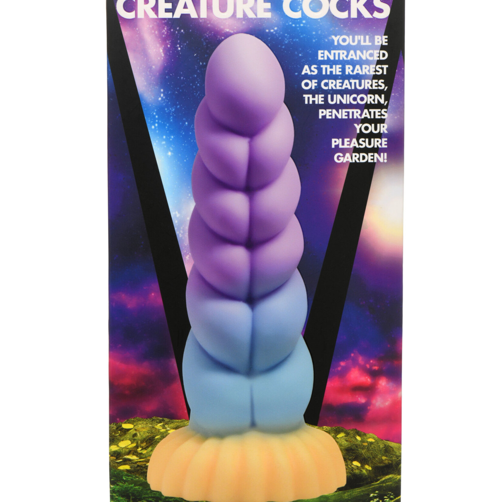 XR Brands Creature Cocks Mystique Silicone Unicorn Dildo