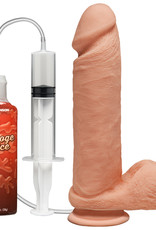 Doc Johnson The D 8" Perfect D Squirting w/Balls - Vanilla
