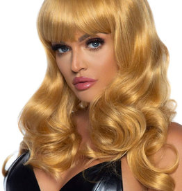 Leg Avenue 24 Inch Misfit Long Wavy Bang Wig - Dark Blond