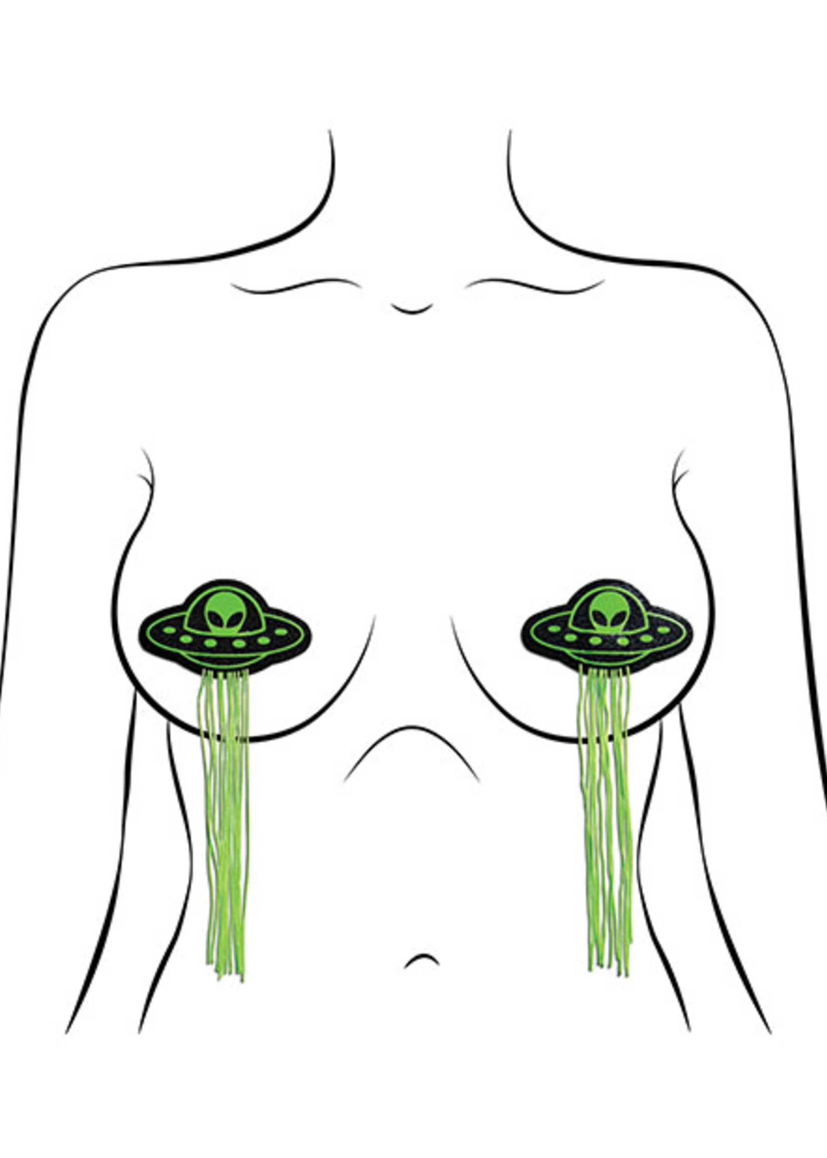 Pastease Pastease Premium UFO w/Tassel - Green O/S