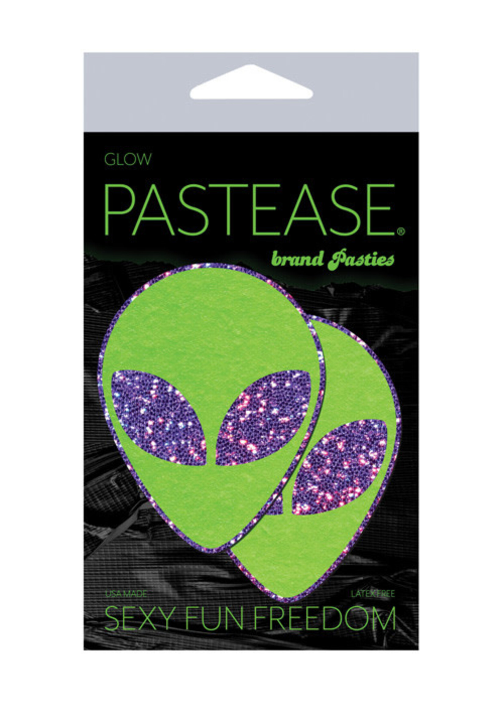 Pastease Pastease Premium Glitter Alien - Purple/Green O/S