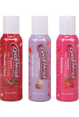 Doc Johnson GoodHead Warming Oral Delight Gel Pack - 2 oz Strawberry/Vanilla Cupcake/Chocolate Cherry