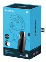 Satisfyer Men Vibration Plus Vibrator - Black