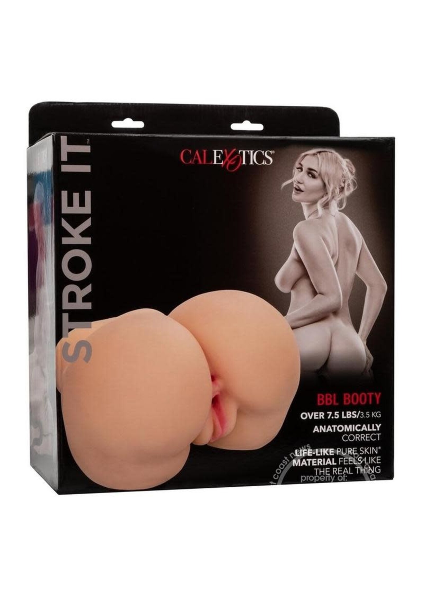 Calexotics Stroke It BBL Booty Masturbator - Anal - Vanilla