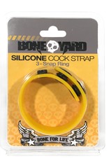 Rascal - Boneyard Boneyard Silicone Cock Strap 3 - Snap Ring