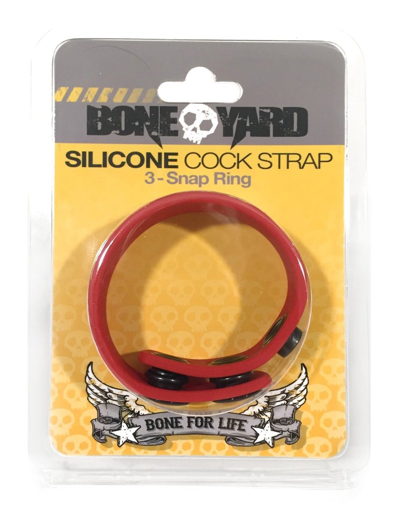 Rascal - Boneyard Boneyard Silicone Cock Strap 3 - Snap Ring