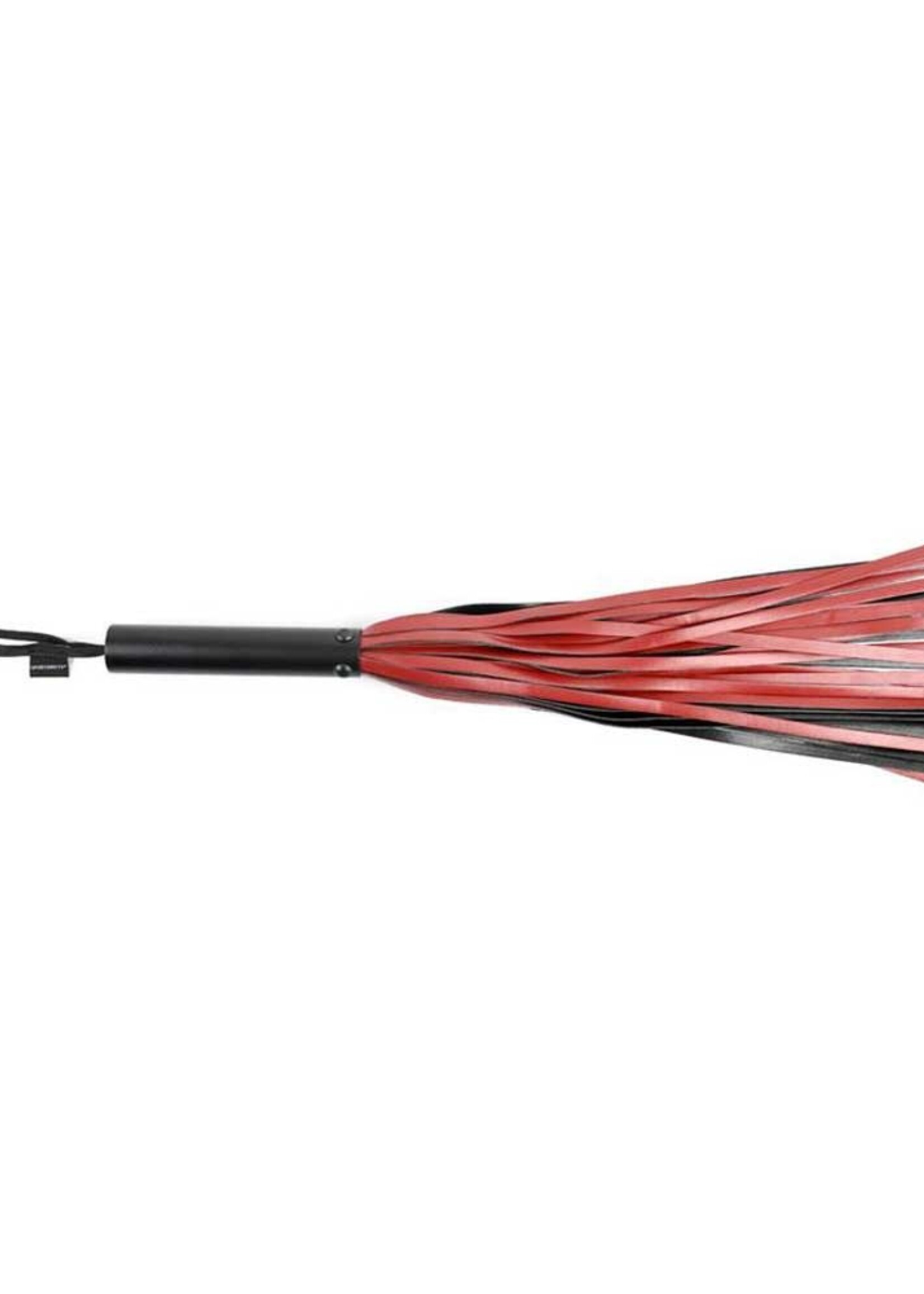 Sportsheets Saffron Flogger - Red/Black