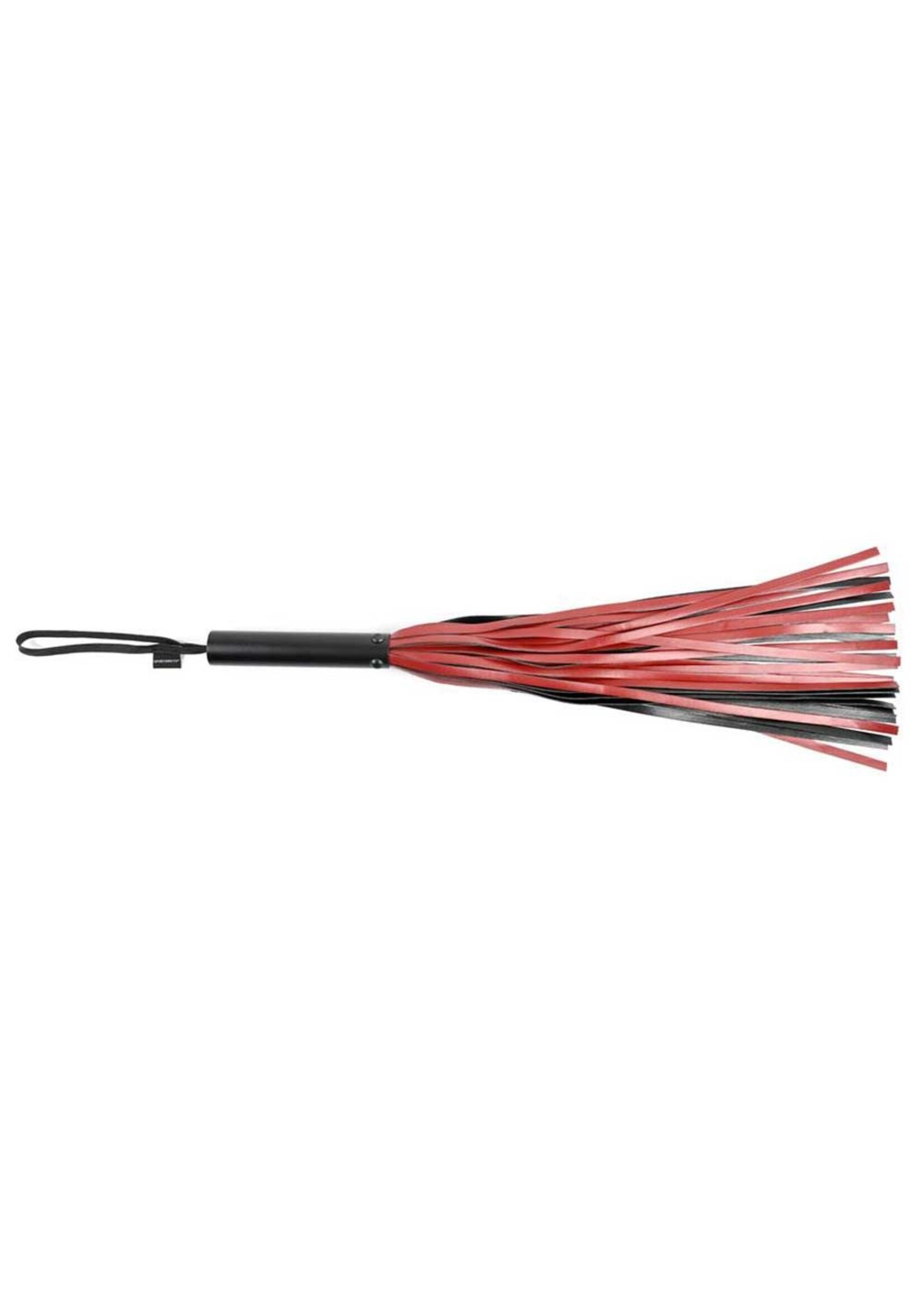 Sportsheets Saffron Flogger - Red/Black
