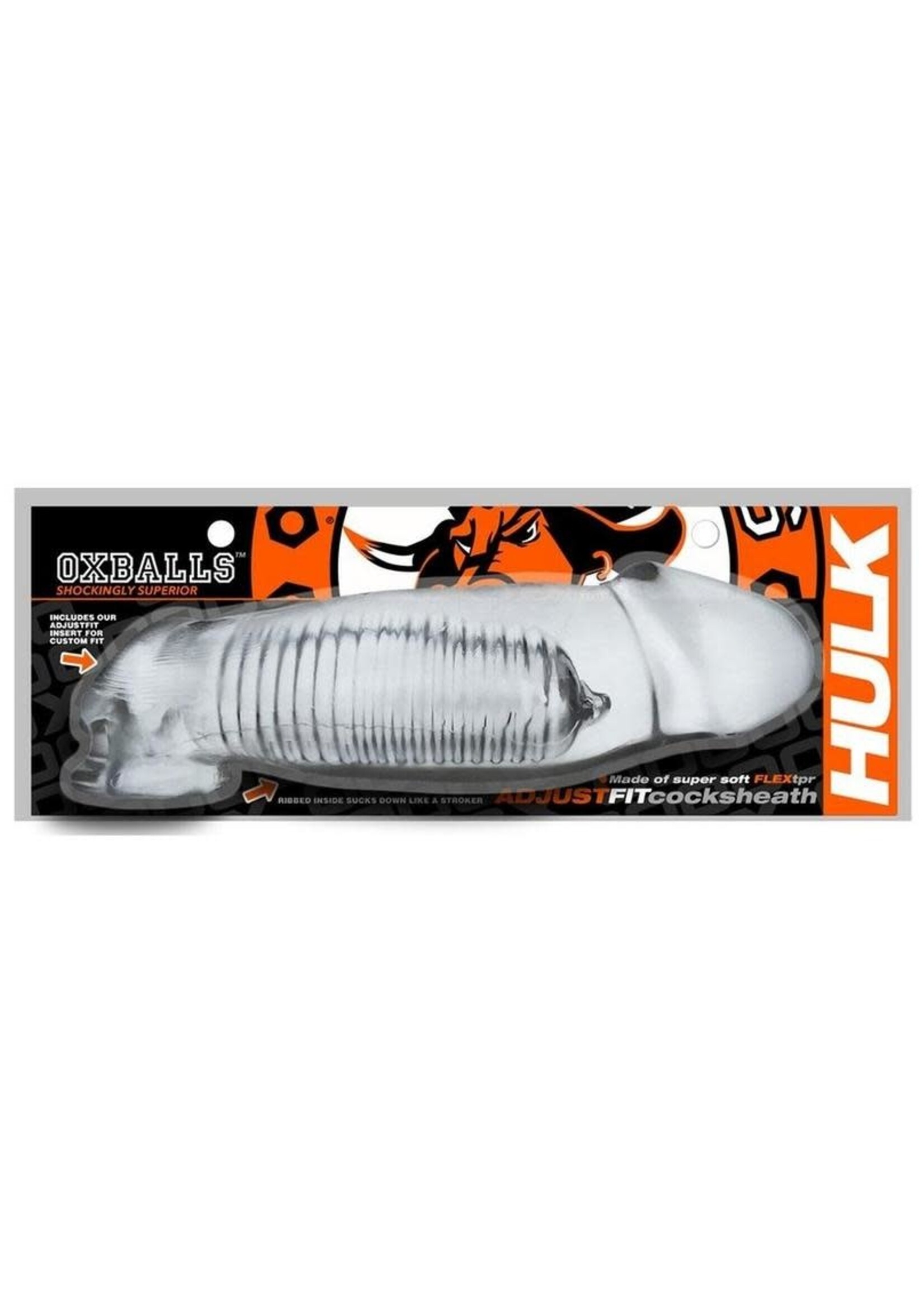 Oxballs Hulk Gargantic Cocksheath - Clear