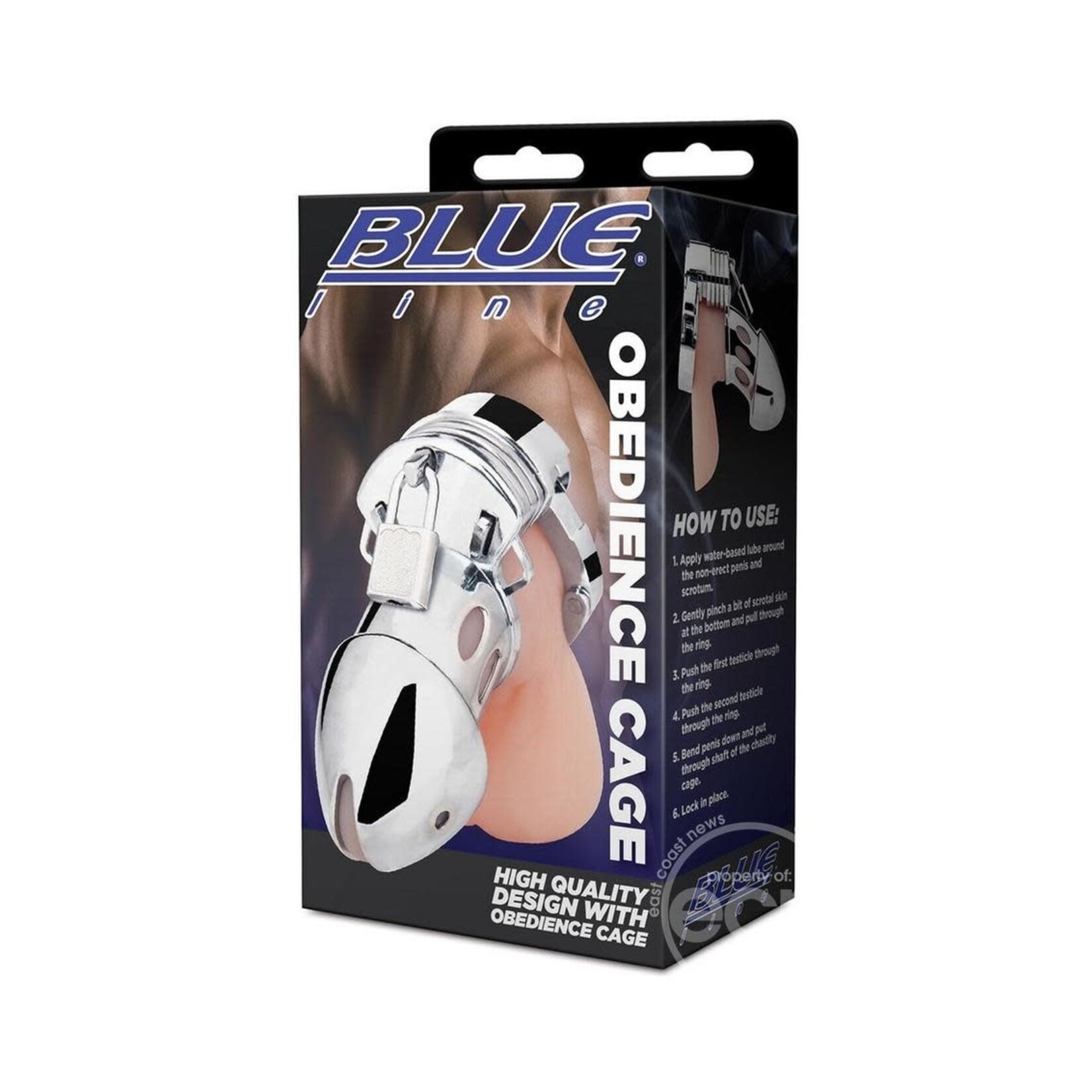 Blue Line Men Obedience Cage