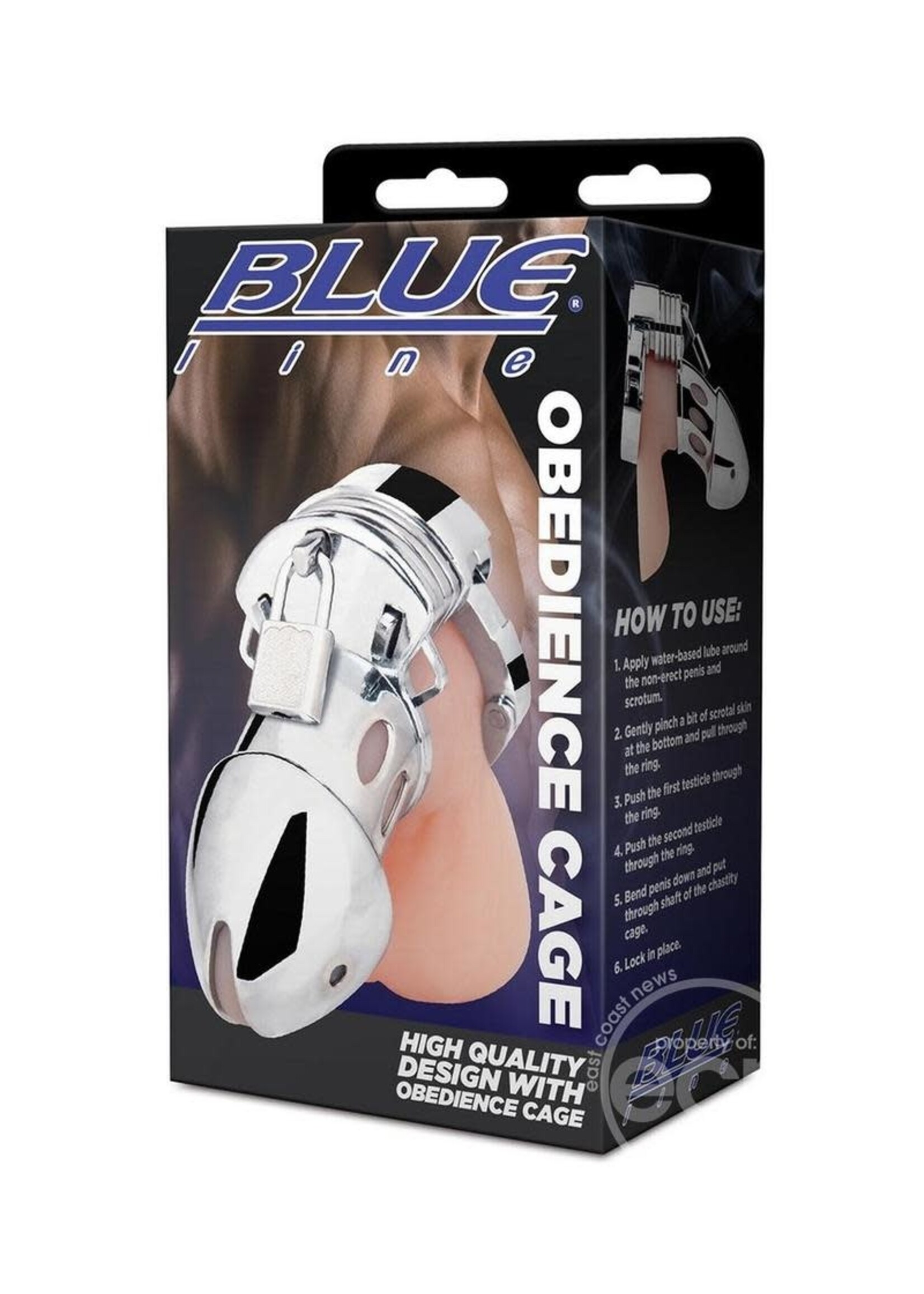 Blue Line Men Obedience Cage