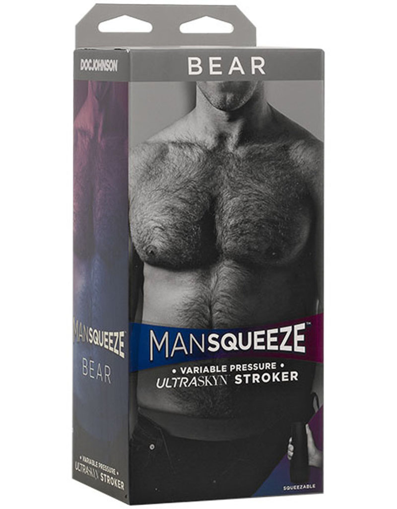 Doc Johnson Man Squeeze - Bear - Vanilla