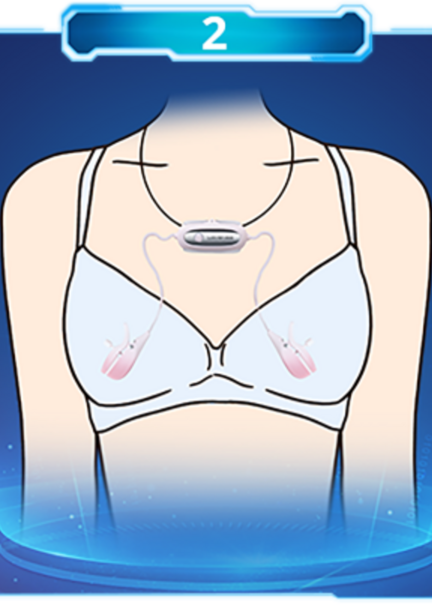 LOVENSE Lovense Gemini Vibrating Nipple Clamps - Pink