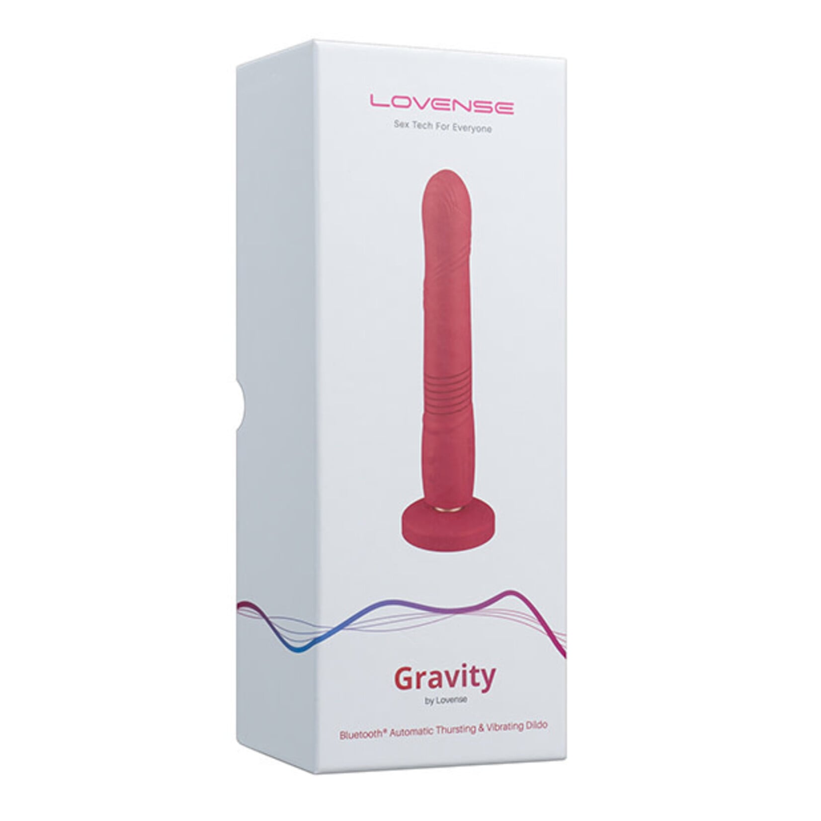 LOVENSE Lovense Gravity Thrusting Dildo - Red