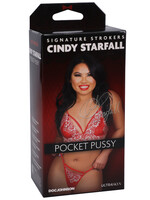 Doc Johnson Signature Strokers - Cindy Starfall Pocket Pussy - Vanilla