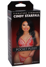 Doc Johnson Signature Strokers - Cindy Starfall Pocket Pussy - Vanilla