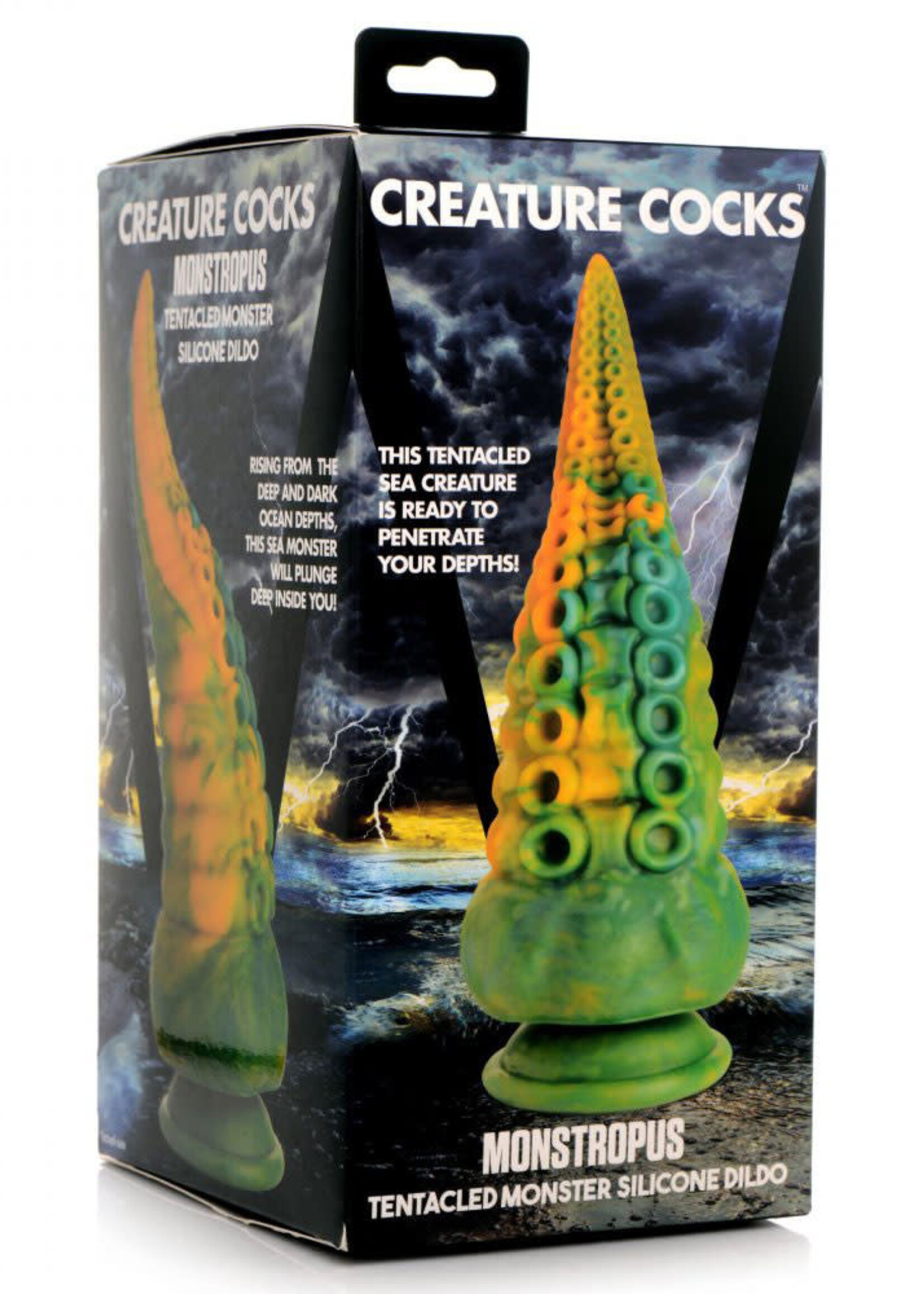 XR Brands Creature Cocks Monstropus Tentacled Monster Silicone Dildo
