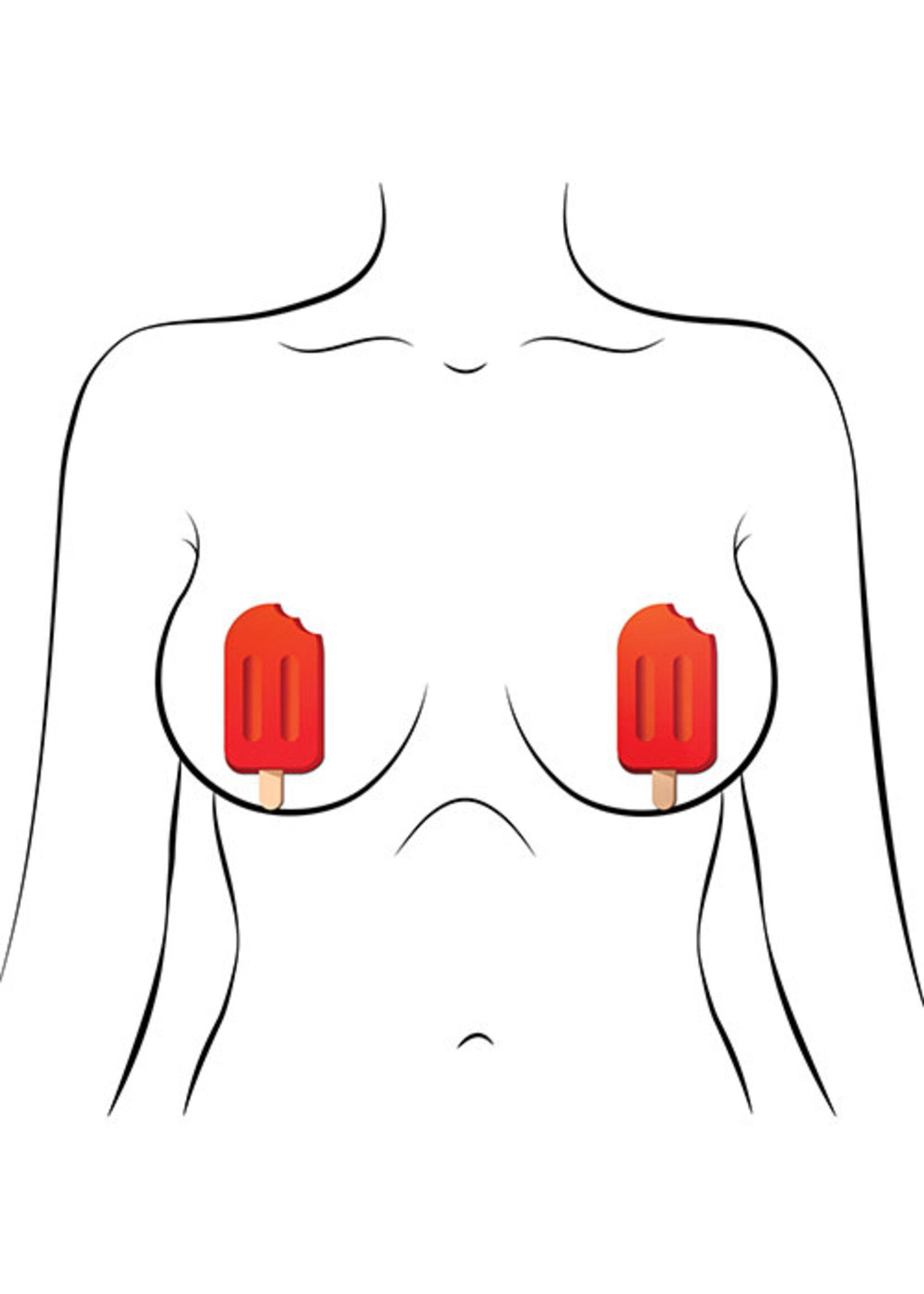 Pastease Pastease Premium Popsicle Ice Pop - Cherry Red O/S