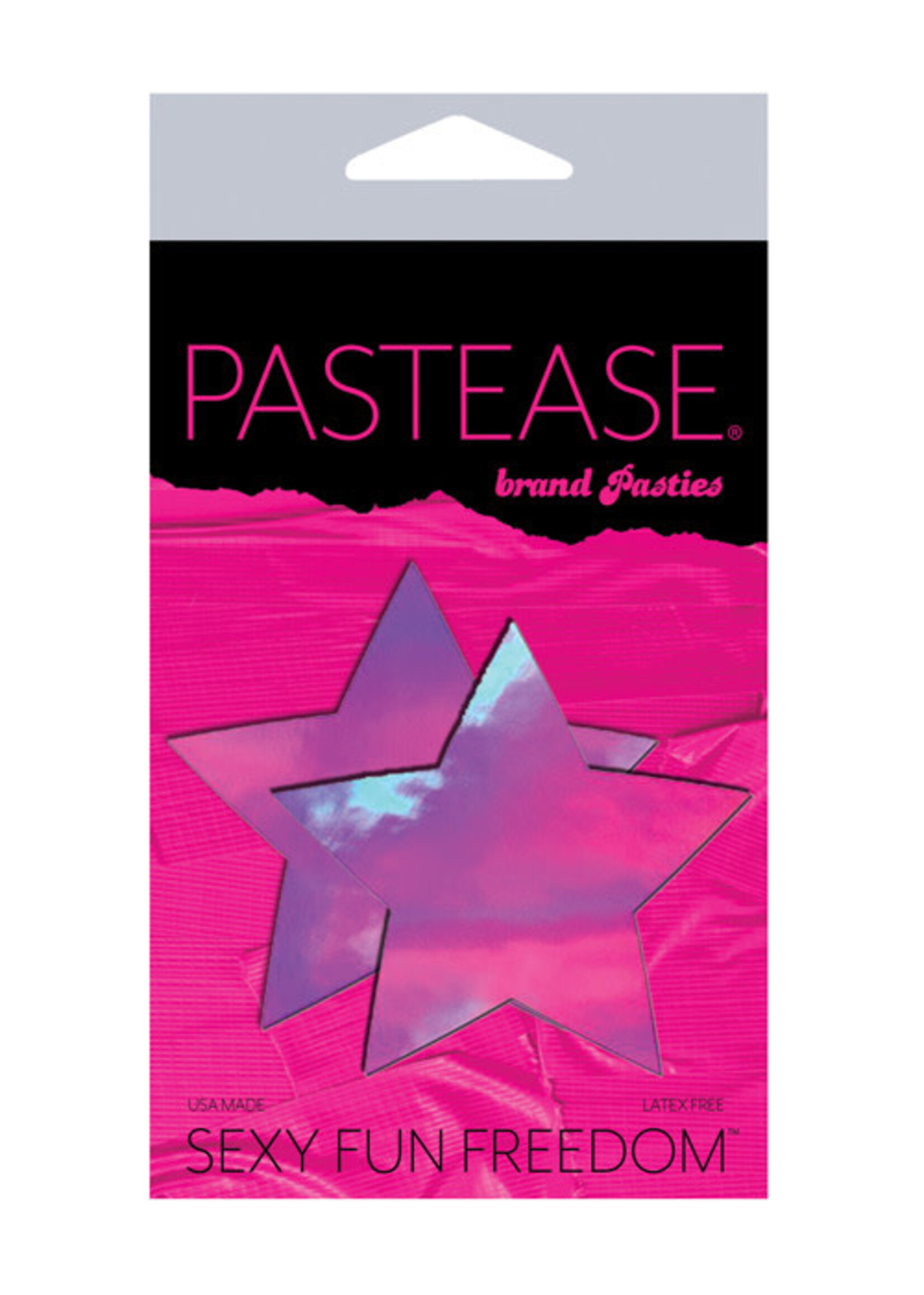 Pastease Pastease Premium Hologram Star - Pink O/S
