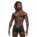 Male Power Modal Rib Pouch Short - Black
