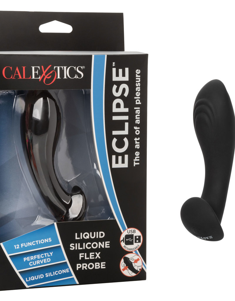 Calexotics Eclipse Liquid Silicone Flex Probe - Black