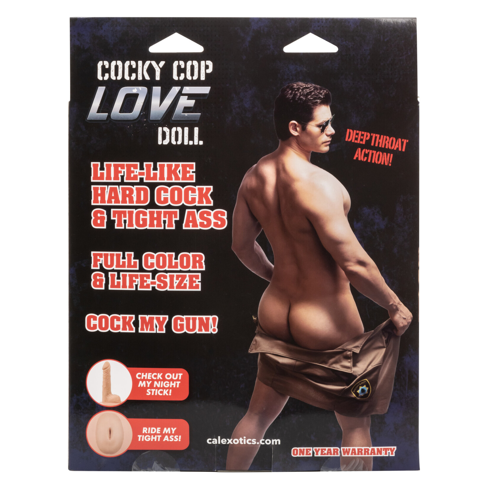 Calexotics Cocky Cop Love Doll - Vanilla