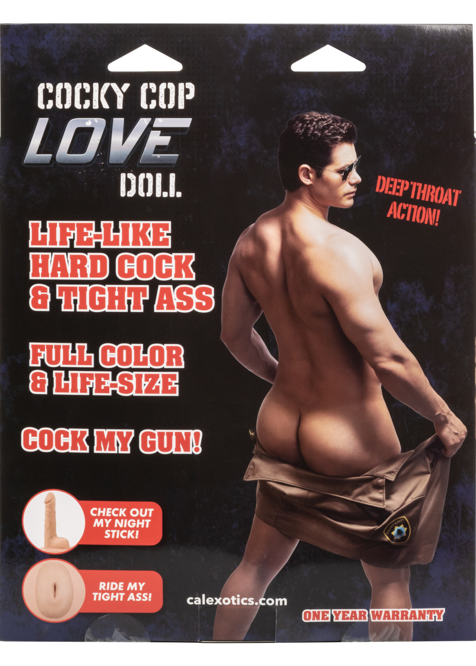 Calexotics Cocky Cop Love Doll - Vanilla