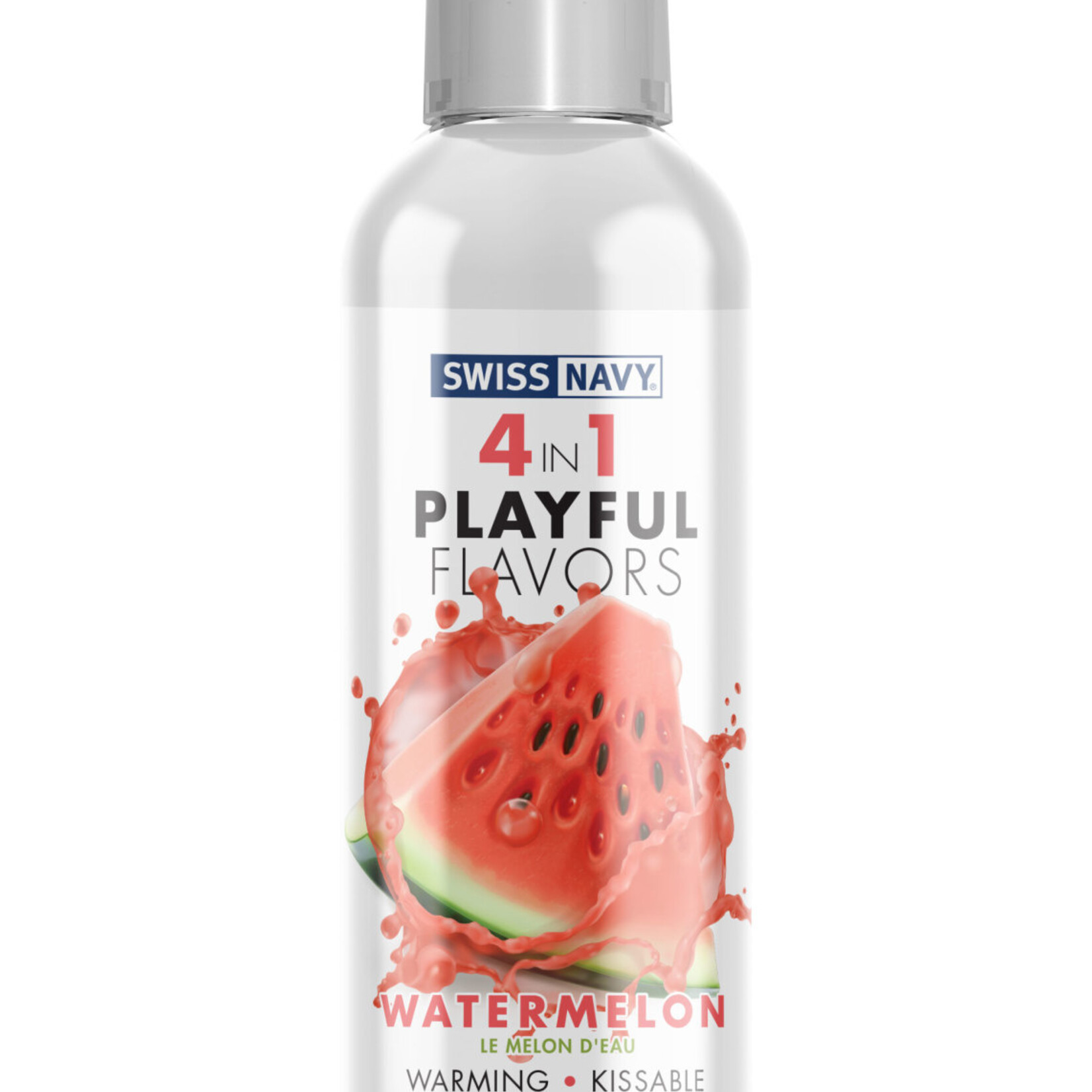 Swiss Navy Swiss Navy 4-in-1 Playful Flavors - Watermelon 4 Oz