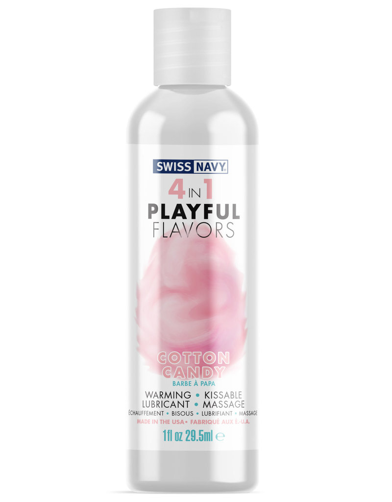 Swiss Navy Swiss Navy 4-in-1 Playful Flavors - Cotton Candy 1 Oz