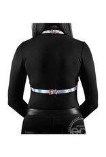 NS Novelties Cosmo Harness Crave Chest Harness - Rainbow