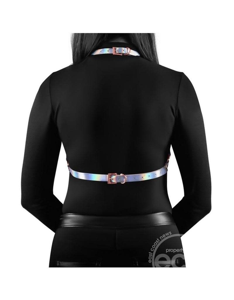 NS Novelties Cosmo Harness Crave Chest Harness - Rainbow