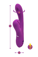 Viben Dazzle - Berry - Rechargeable Thumping and Suction Rabbit