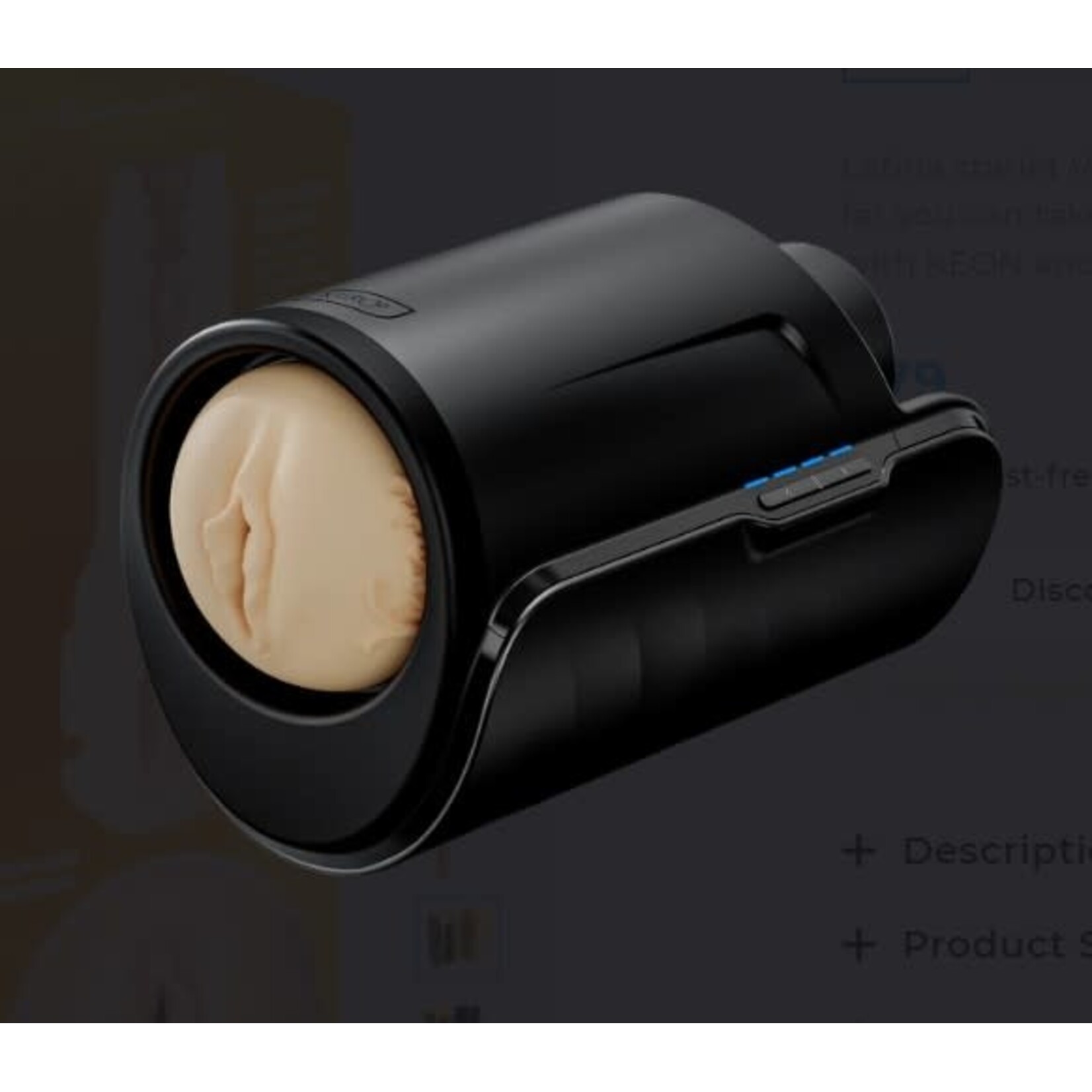 KIIROO Kiiroo Keon Combo Set Rechargeable Interactive Masturbator With Feel Victoria June Stroker